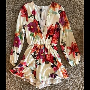 Choies floral romper